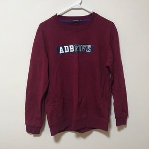 Couple Red Long Sleeve Sweater